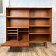 Scandinavian teak bookcase, 60s
