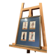 Painting on mica XIX th East India Company representing 2 men and 2 women