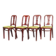 Set of 4 Art Deco chairs by Thonet, No. A78, circa 1930