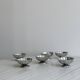 6 metal cups