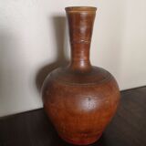 Glazed terracotta vase - Late 19th century