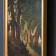 Oil on canvas undergrowth scene early twentieth century