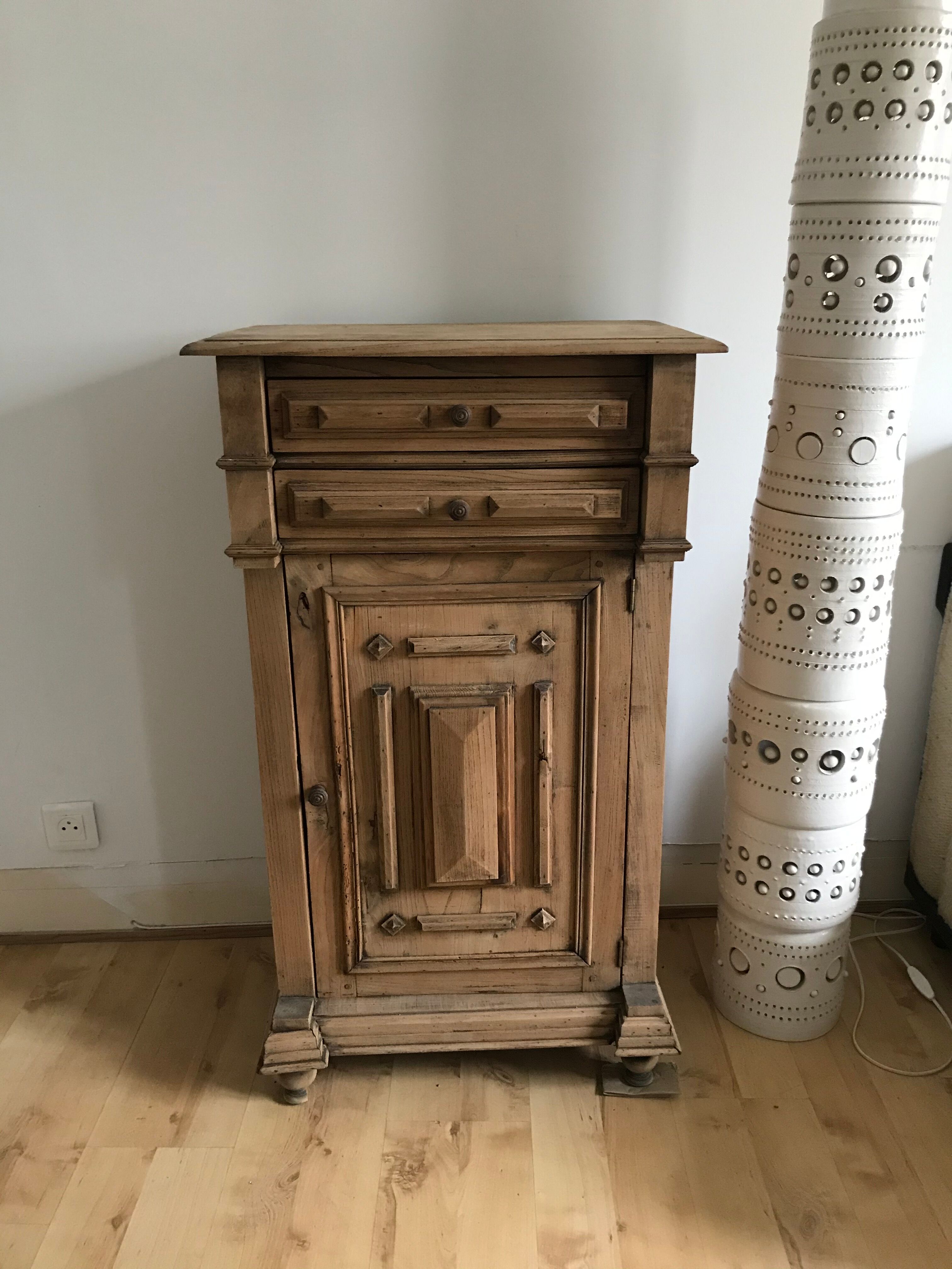 Wooden buffet stripped
