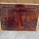 Lucite and brass serving tray by Christian Dior circa 1970