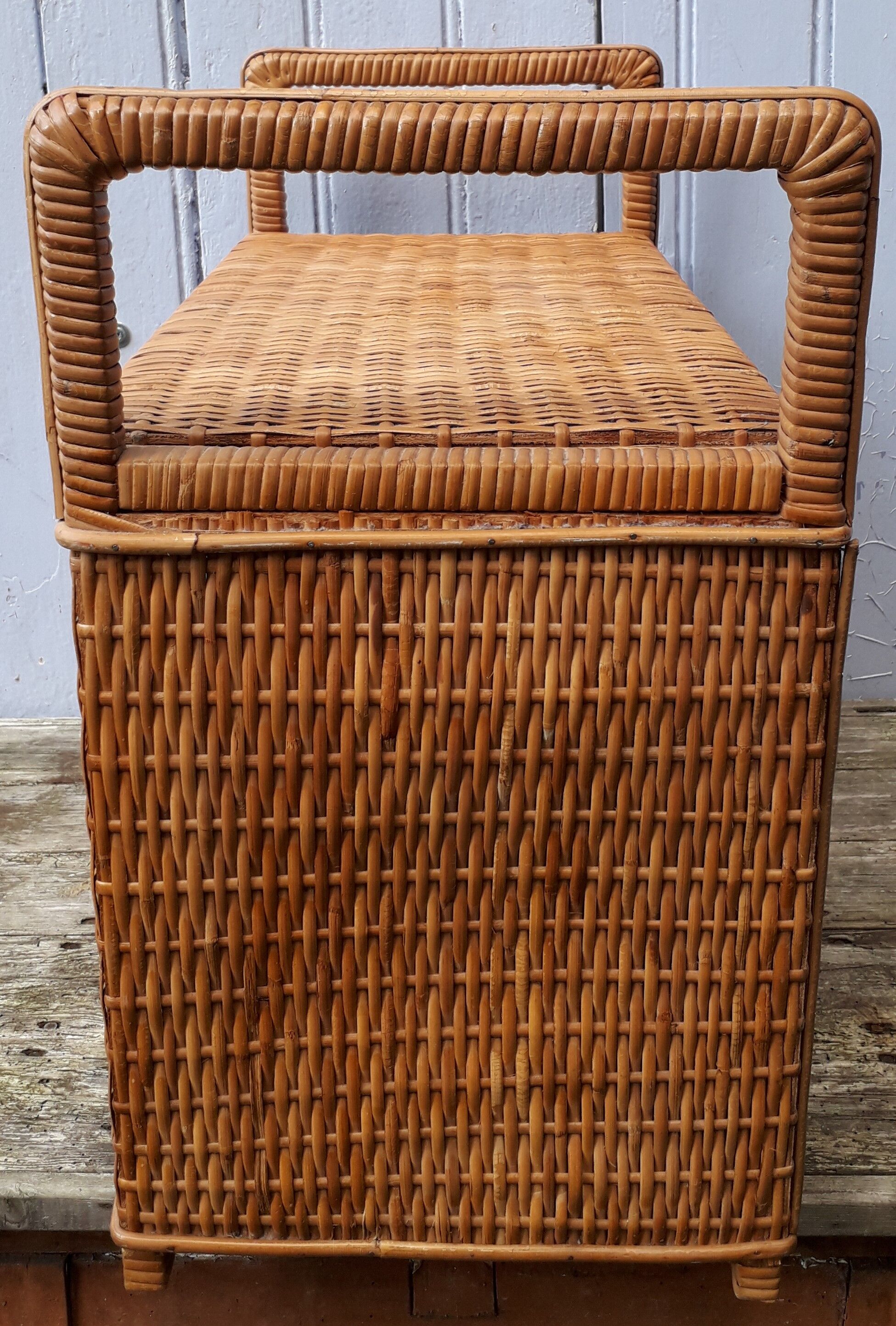 Rattan chest
