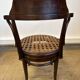 Fauteuil de bureau pivotant Thonet  en bois courbé et cannage – début XXe