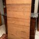 Large mirror fireplace mirror in wood and gilded stucco XIX Restoration
