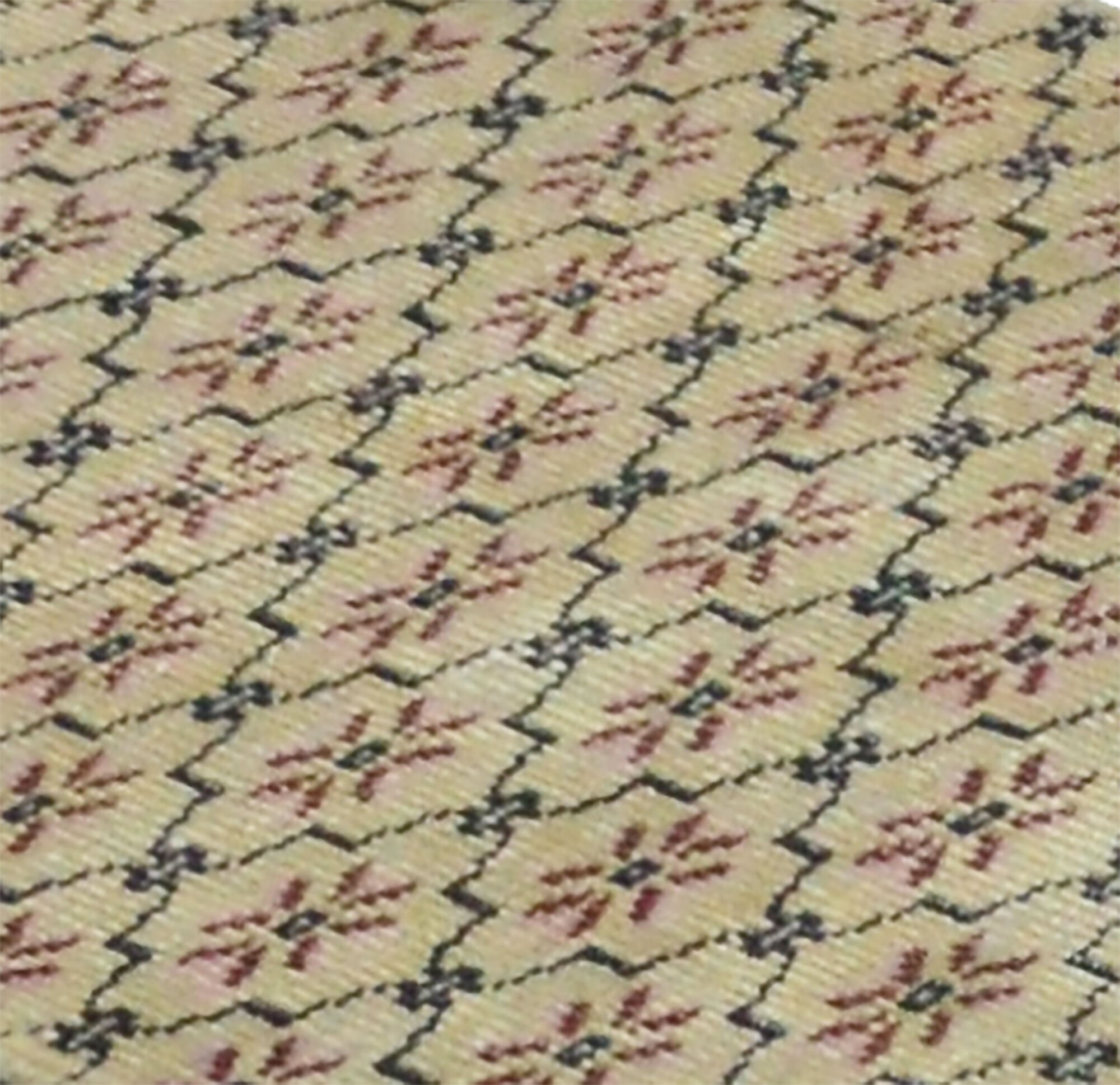 Anatolian handmade vintage rug 340 cm x 77 cm