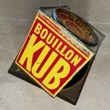 Duo of boxes Bouillon Kub metal 1950