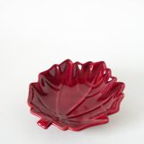 Ceramic leaf tray, Bordeaux, 1970