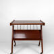 Teak Rolling Route, Mid-century Modern, Italy, circa 1950
