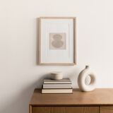 Painting on paper, abstract by Eawy