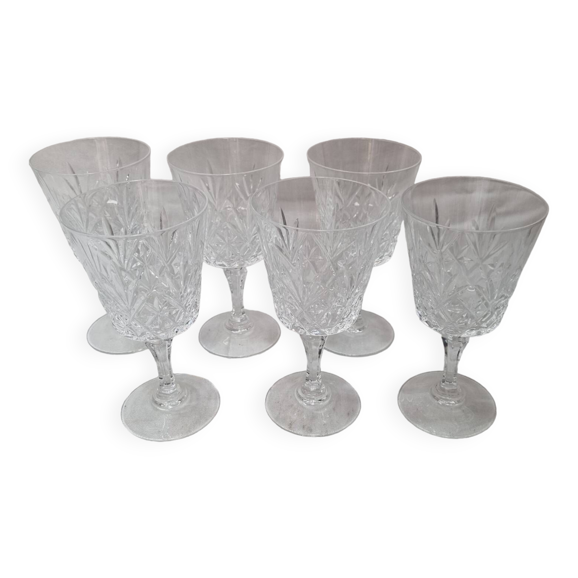 Crystal wine glasses from 1980