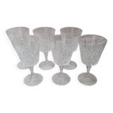 Crystal wine glasses from 1980