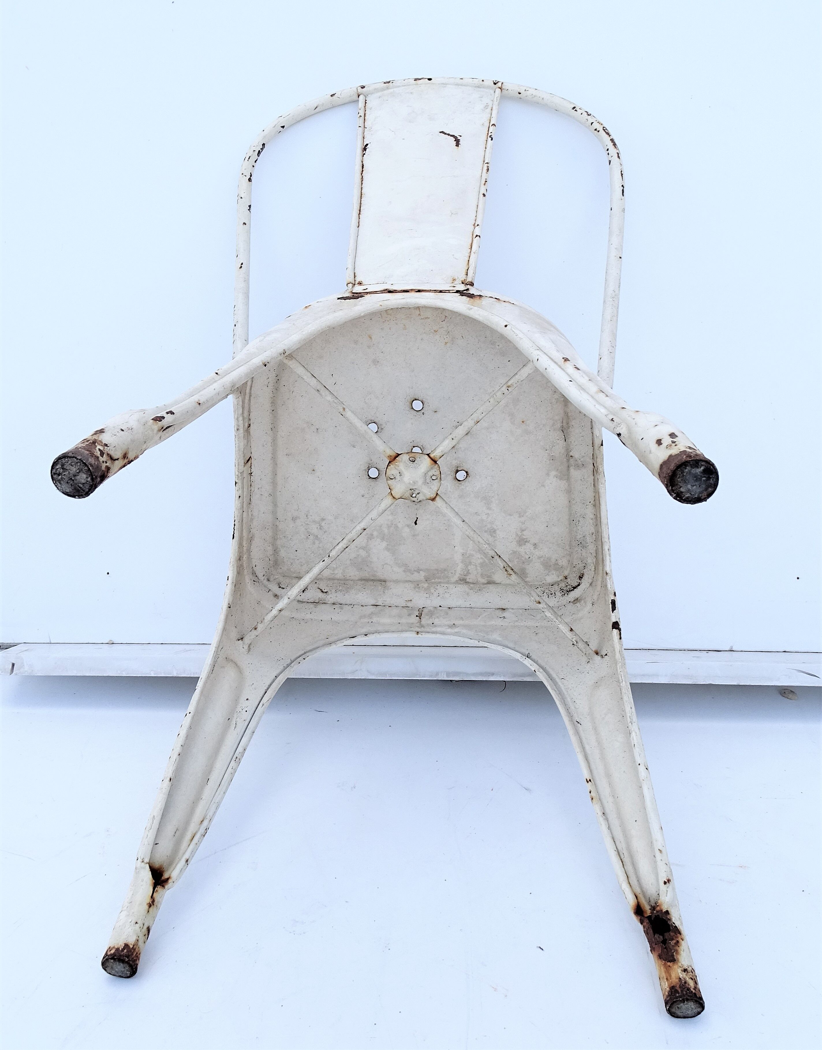 Original Tolix Chair, white model A
