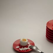 Set of 3 egg cups Space Age – Bjørn Christensen, 1960s