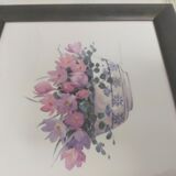 lithograph flowers by Rosalind Oesterle
