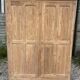 Parisian wardrobe / vintage wardrobe in raw wood