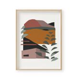 Volcanoes - art print (30 x 40) signed ACKEOGH