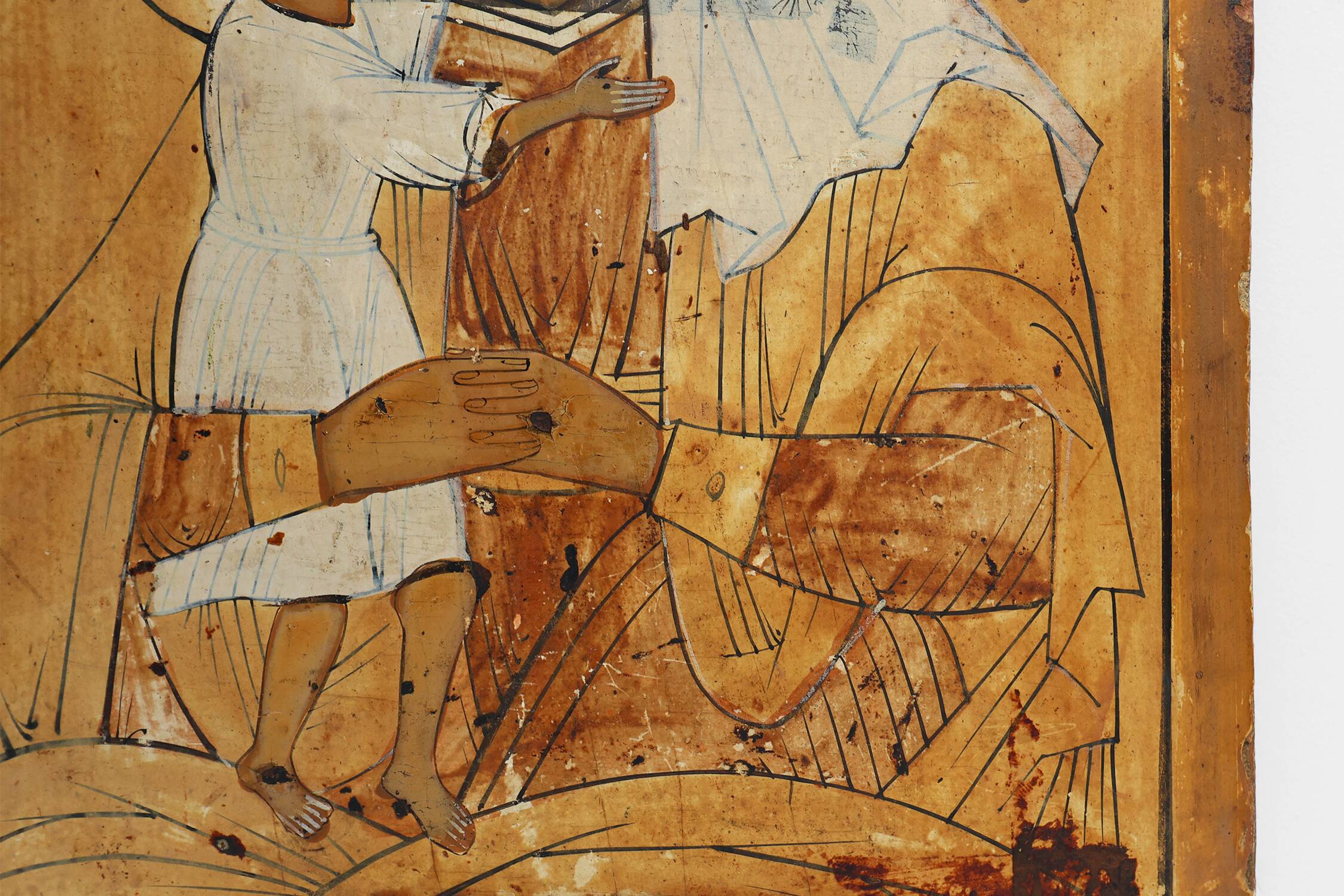 Russian Icon of the Virgin of Tenderness (Eleousa), 19th Century