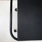 Black table on wheels from the 60s
