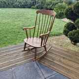 Wooden rocking chair