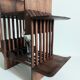 Vintage solid teak lamp