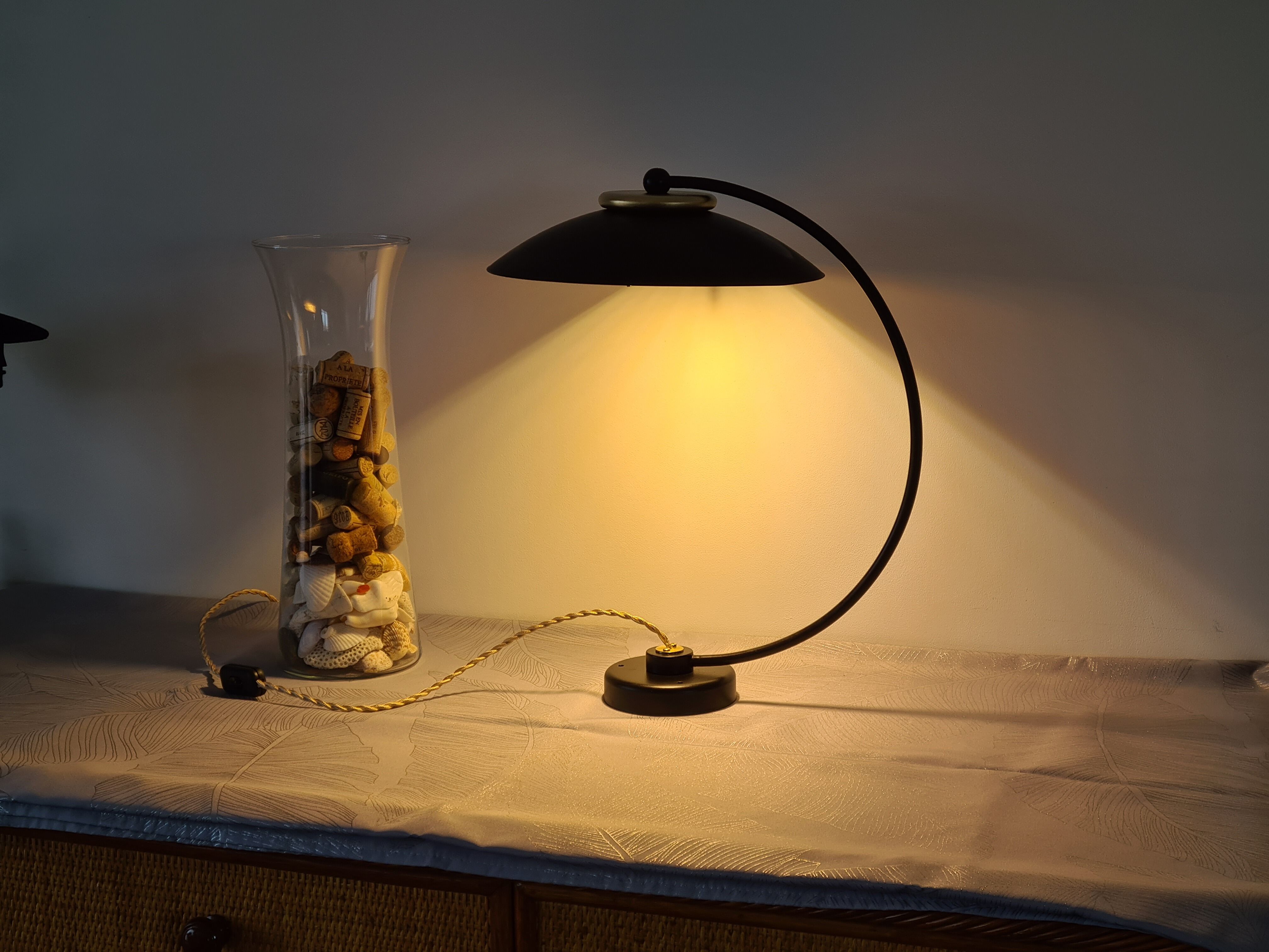 Lampe Aluminor vintage