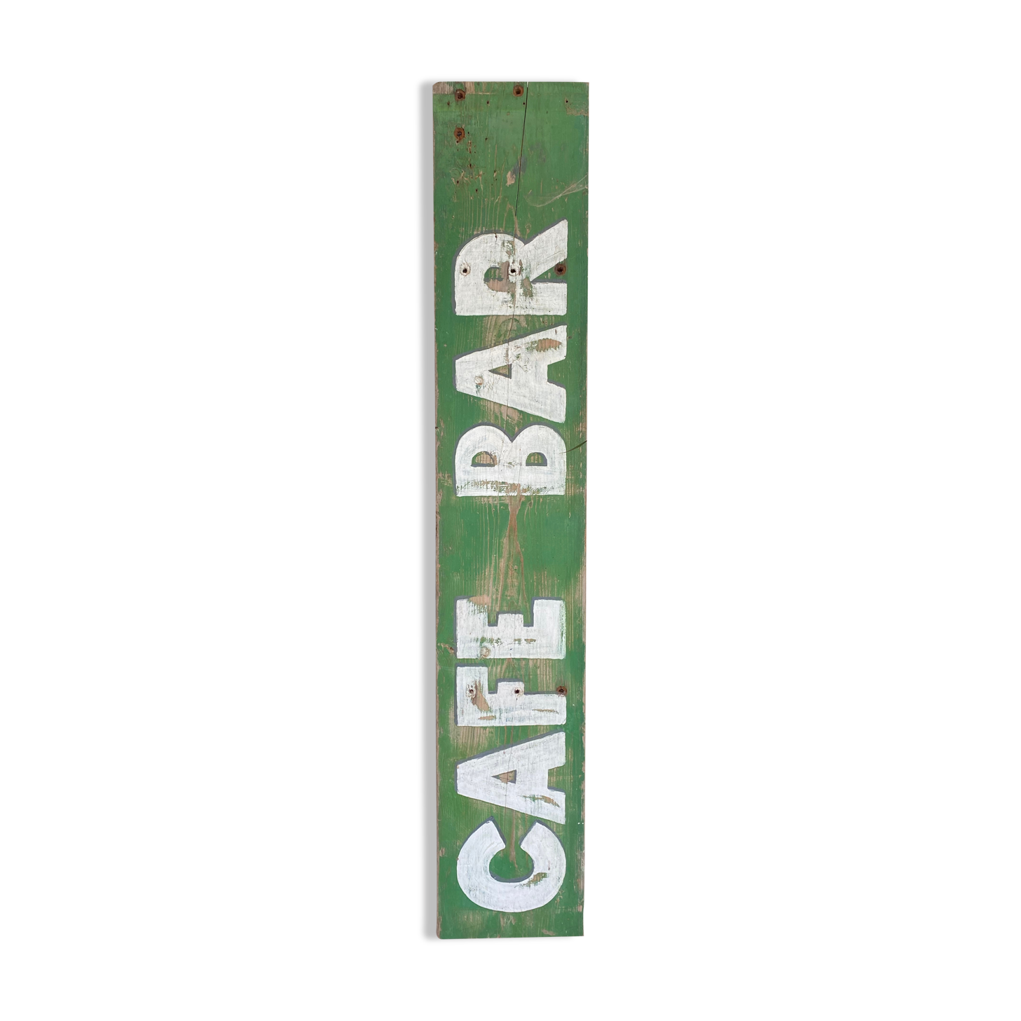 Sign "café/bar" old wooden