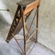 Vintage wooden painter's stepladder 6 folding steps
