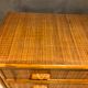 Commode tiroirs rotin bambou