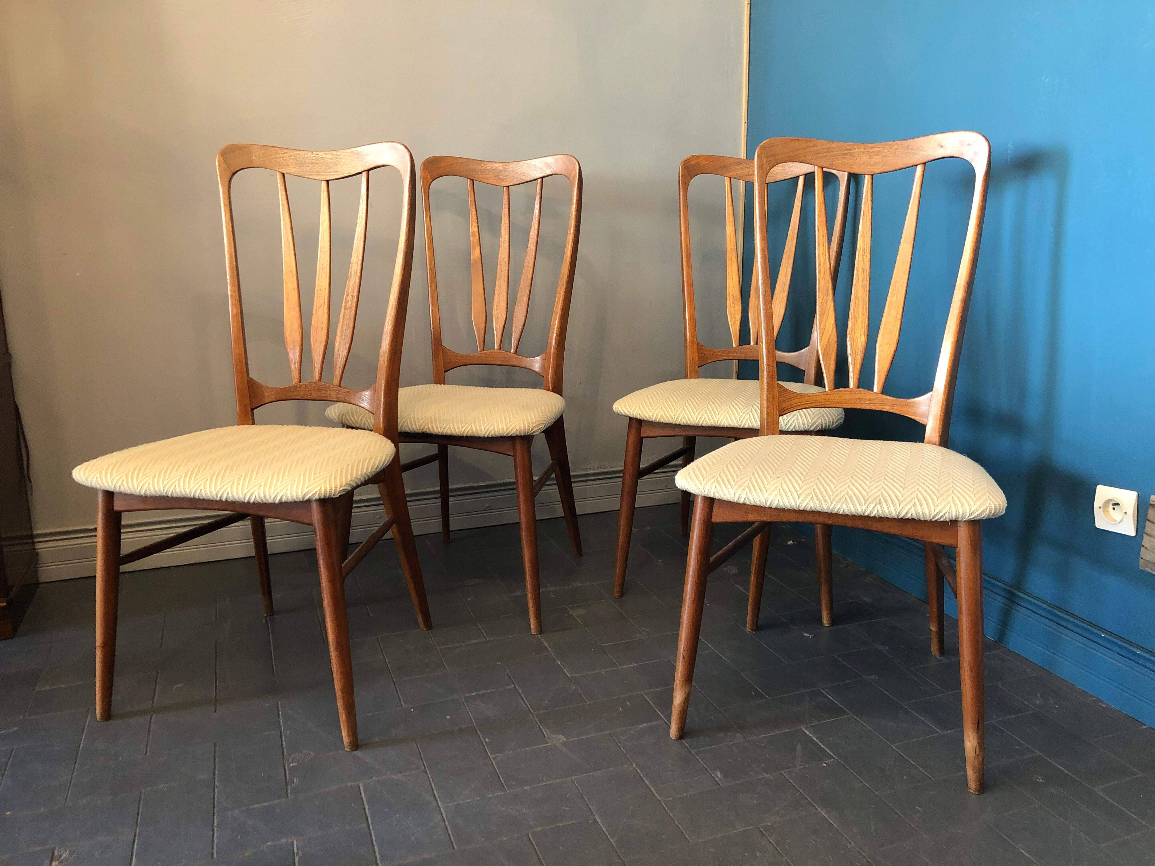 4 design chairs Niels Koefoed