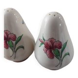Set of 2 ceramic salt shakers, Colmar decor, from Villeroy & Boch