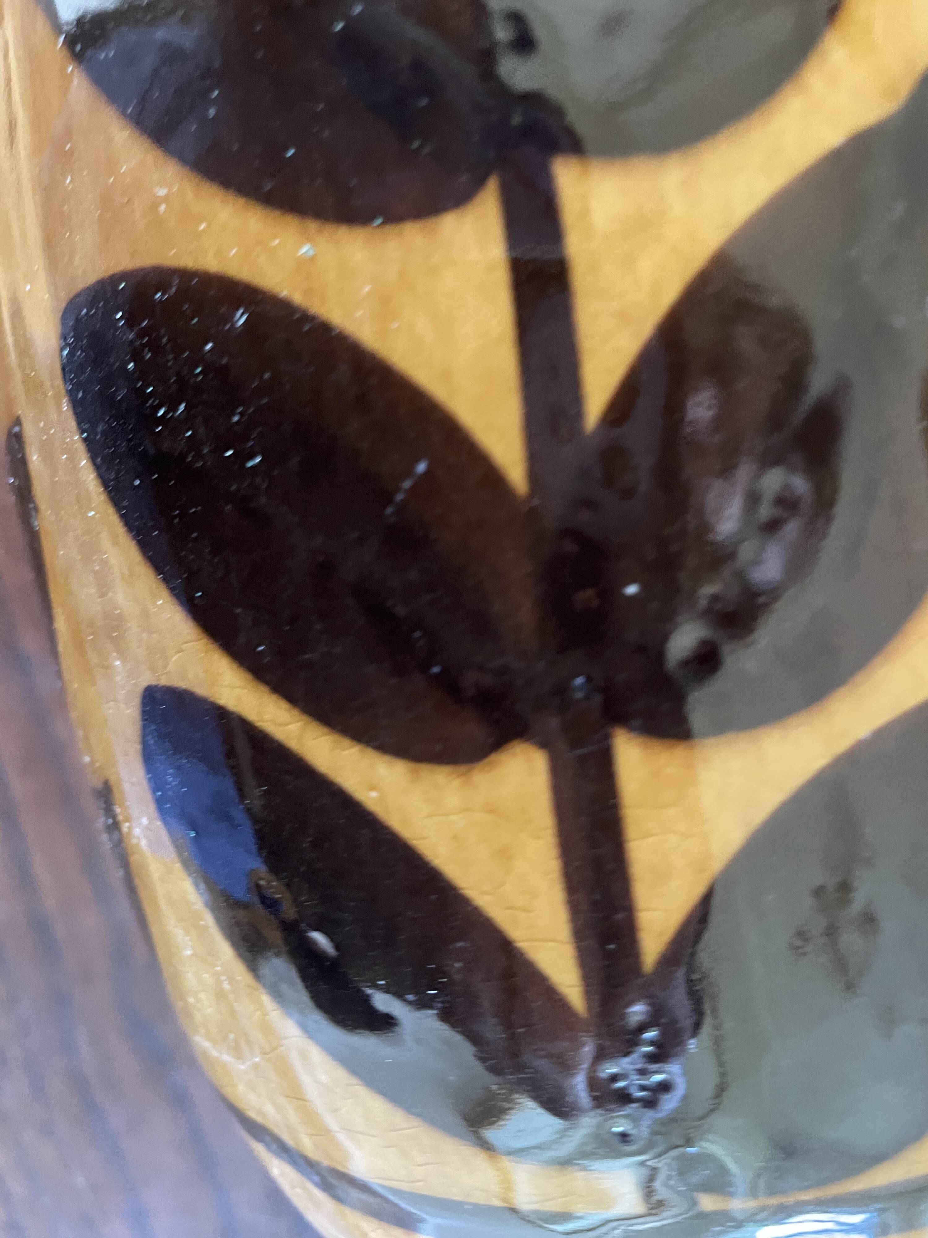 West Germany glazed ceramic vase
