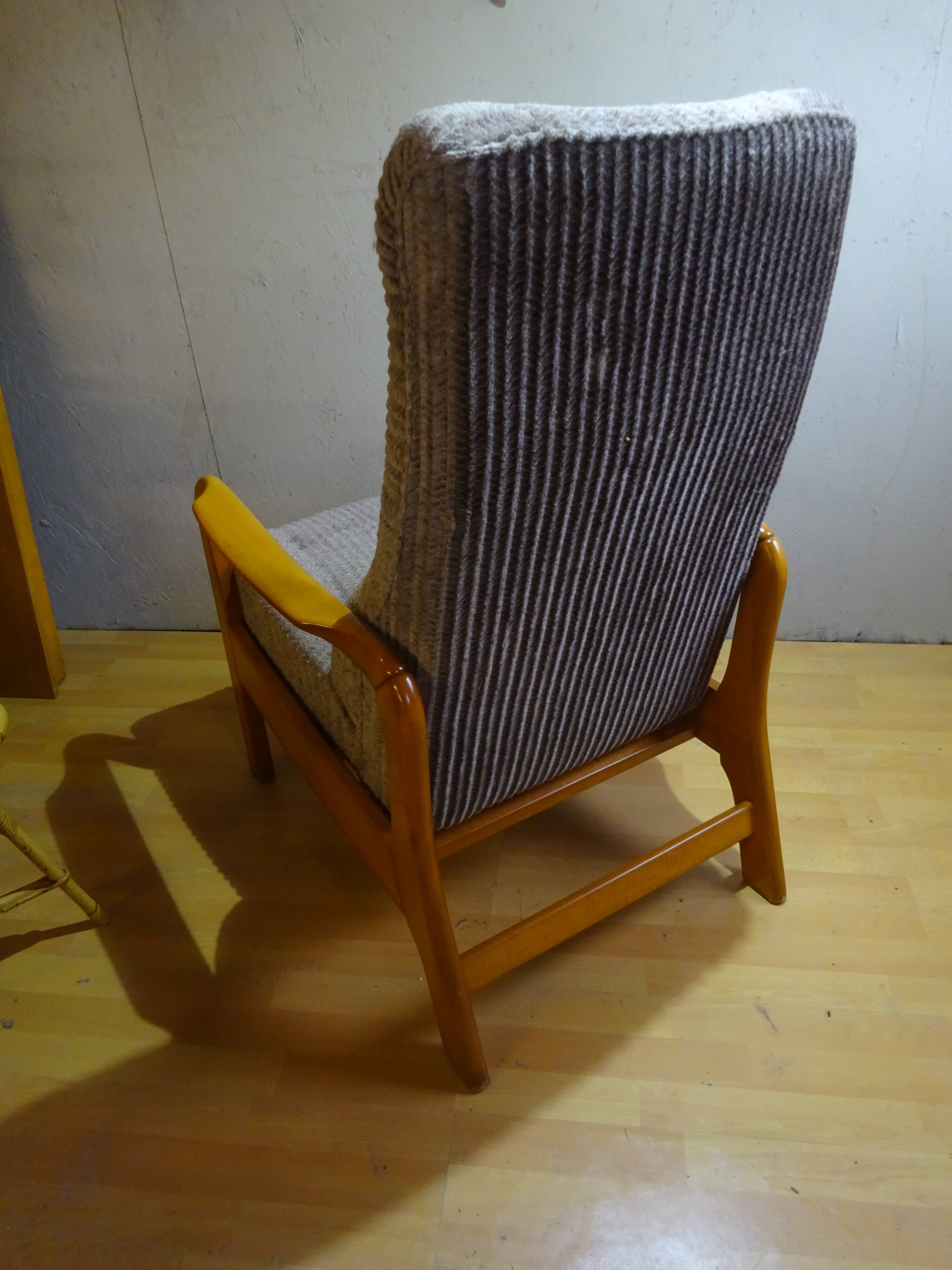 Fauteuil relax scandinave vintage