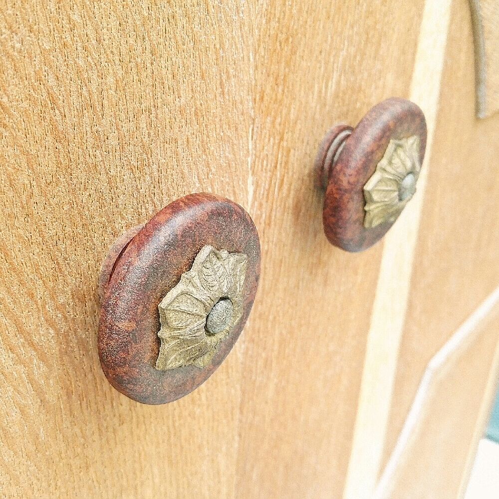 English wardrobe boarding art deco