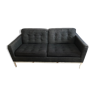 Florence Knoll sofa 2 places charcoal grey