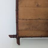 Antique bamboo mirror