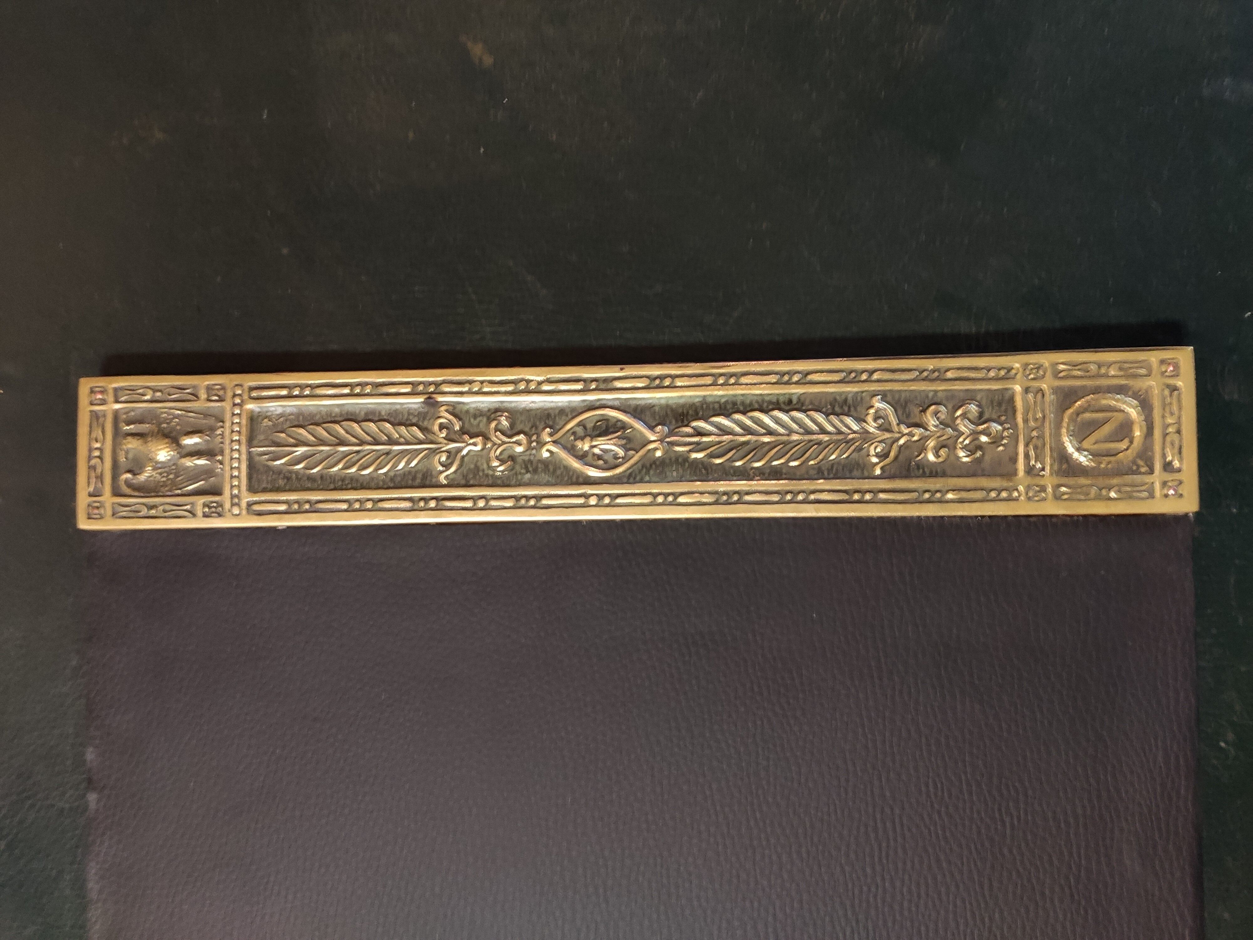 Max Le Verrier's desk mat