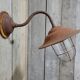 Applique murale French Rusty Barn Lamp
