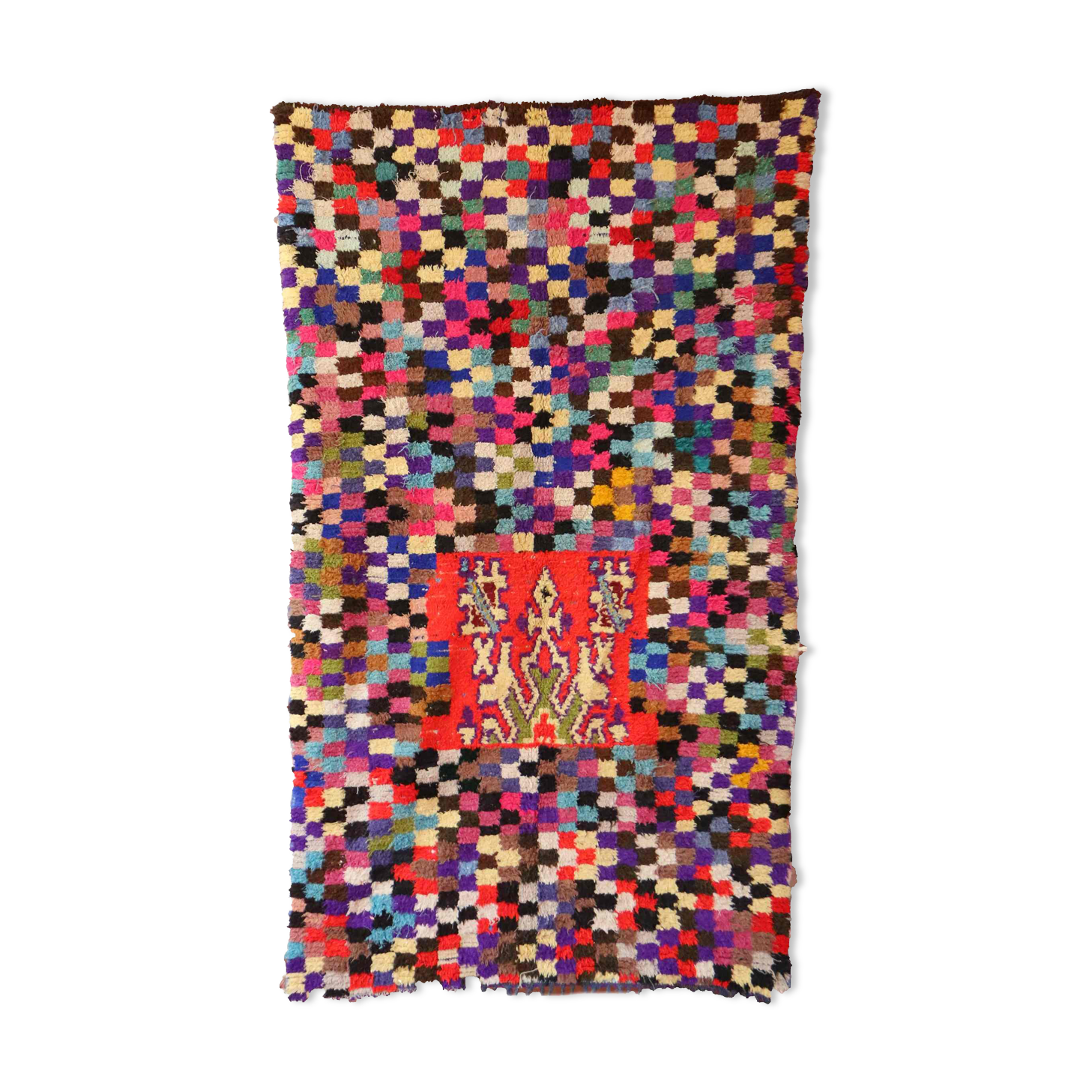 Tapis coloré marocain - 122 x 212 cm