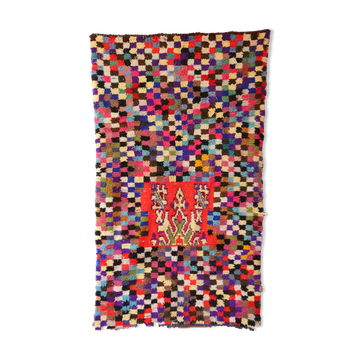 Moroccan colorful carpet - 122 x 212 cm