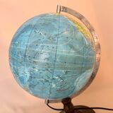 Mappemonde globe terrestre cartes Taride lumineux lampe vintage 1985