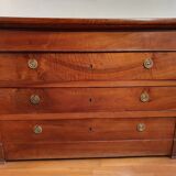 Commode era empire in blond mahogany