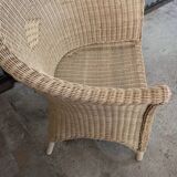 Vintage rattan lounge