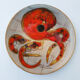 Ceramics plates by Monique Brunner 60s/70s Vallauris