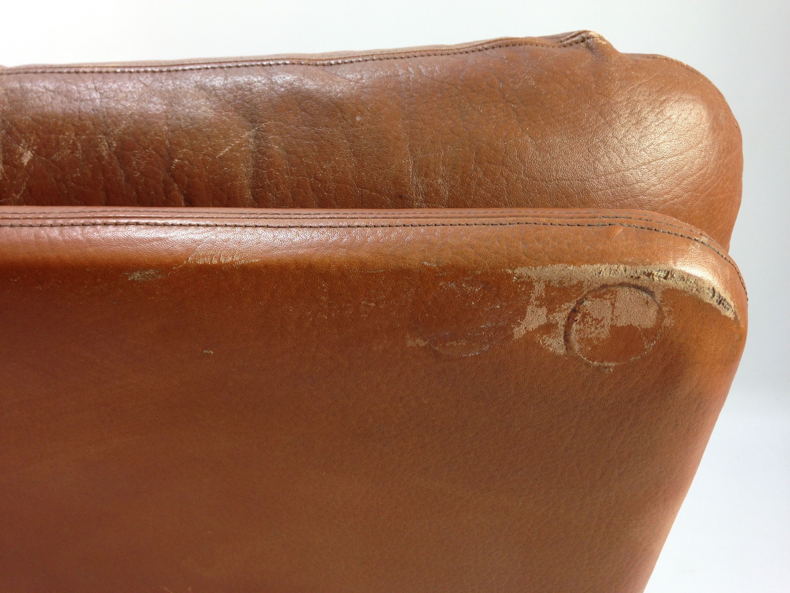Vintage Leather Sofa by Kho Liang Ie for Artifort, 1960s