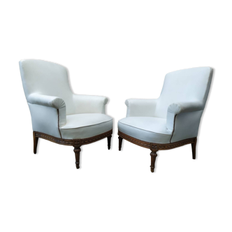 Pair of Louis XVI armchairs