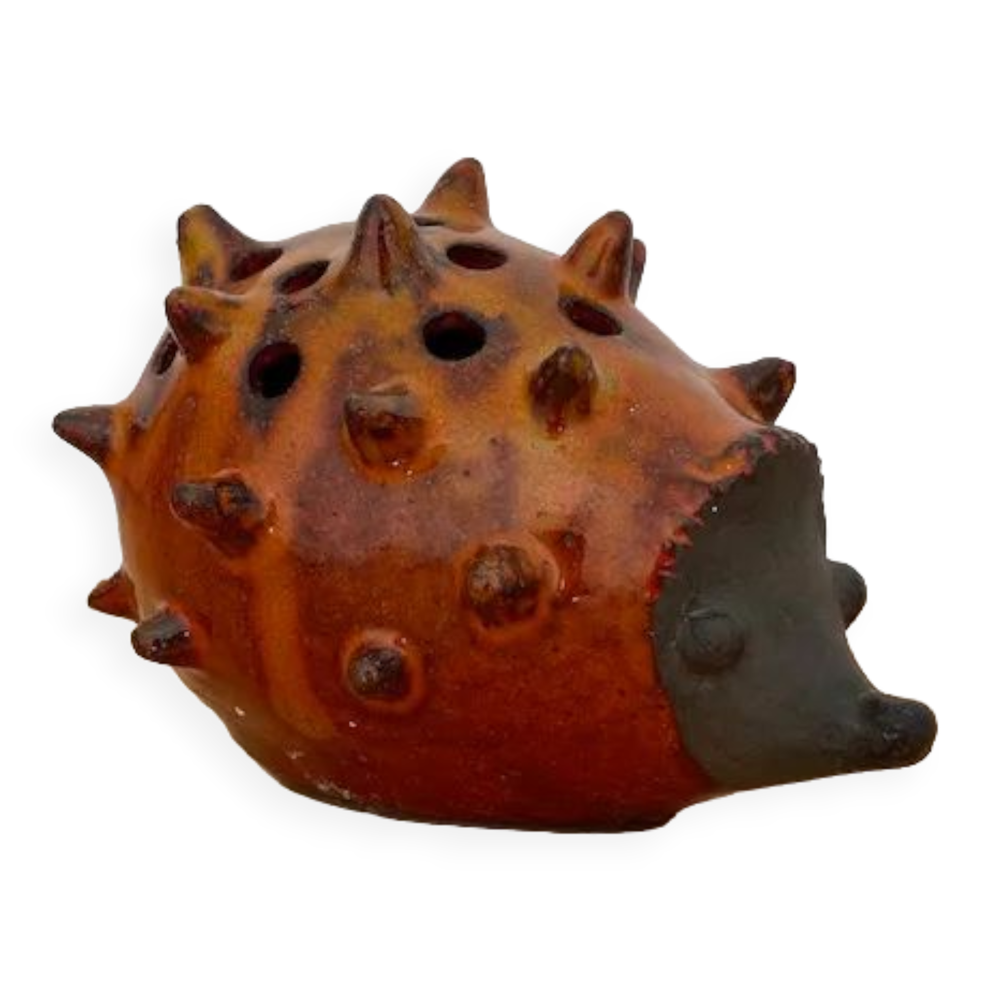 Vase pique flower hedgehog