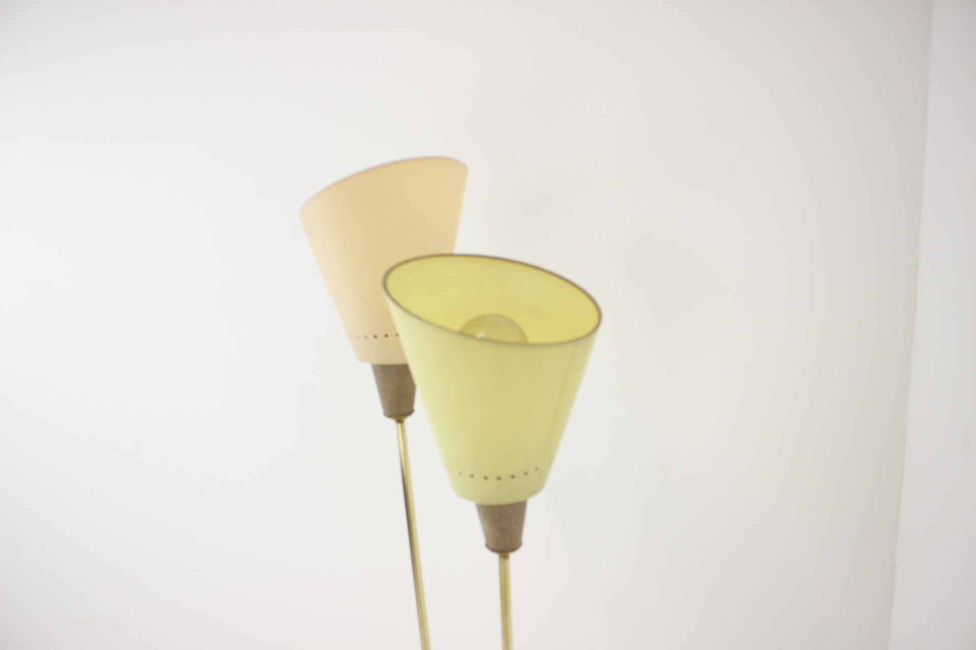 1960s Brass Floor Lamp, Czechoslovakia